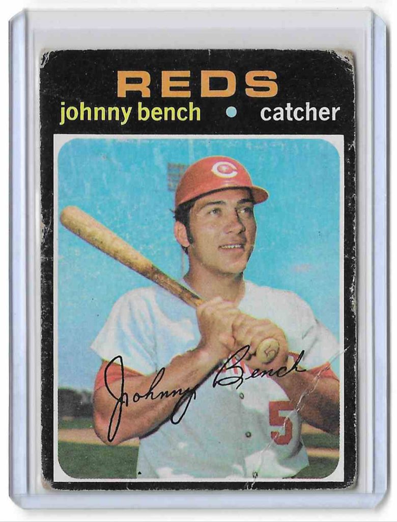 1971 Topps 250 Johnny Bench